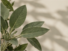 Illustrative botanical leaves